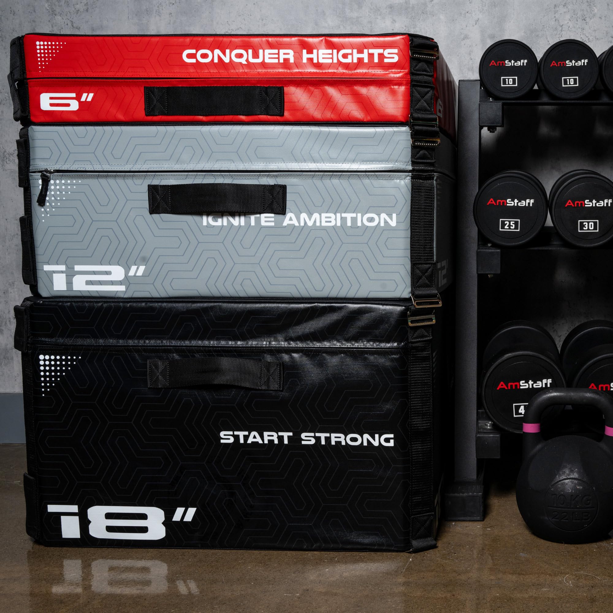 AmStaff Fitness Soft Plyo Box Set 6